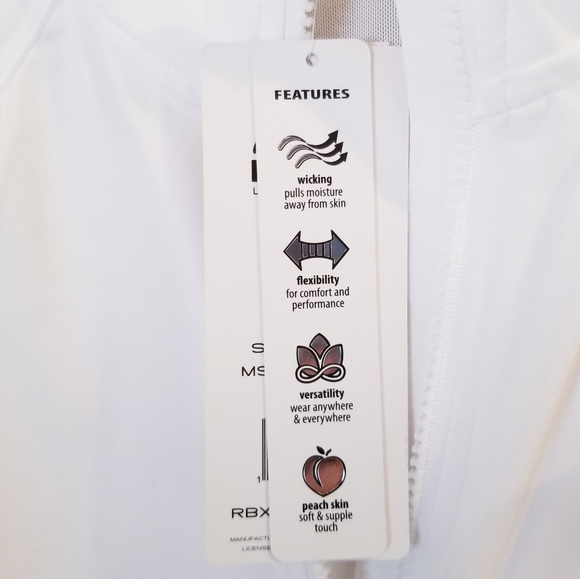 NWT RBX Athletic Ventilated Mesh Running Jacket - Picture 14 of 15